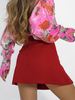FIORE skirt-shorts maroon