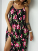 GYPSY black floral dress