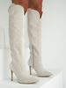 LILA LOU beige boots