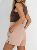 RUBY nude sweat shorts