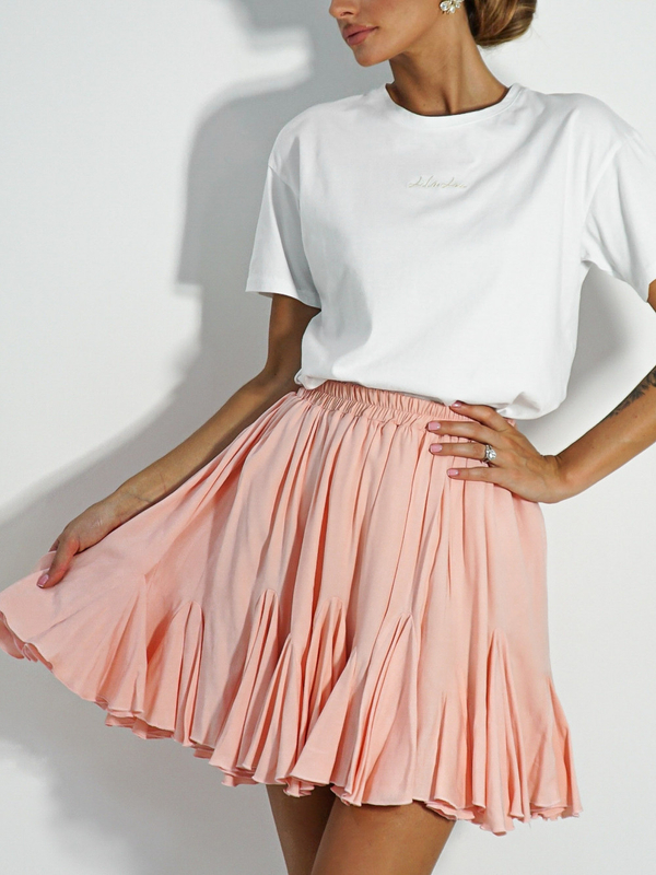 CLOCHE apricot skirt