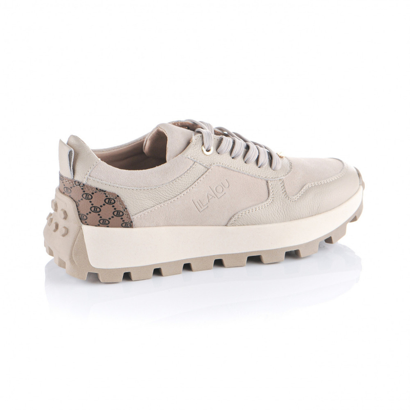 LILA LOU beige sneakers
