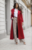 LE LONG coat red