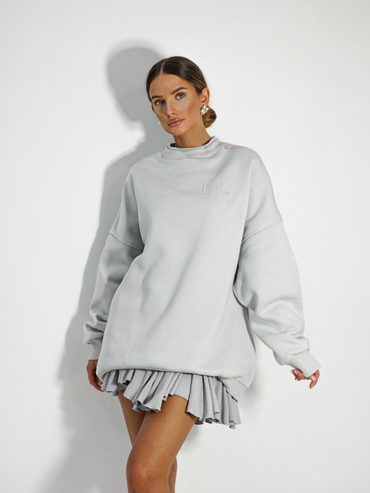 Bluza LUCKY jasna szara