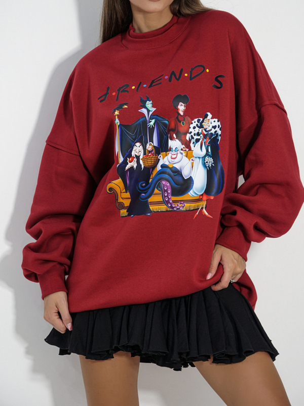 FRIENDS sweatshirt maroon