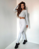 Leggings HYPNOTIZED ME melange grey