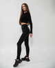 Black insulated leggings