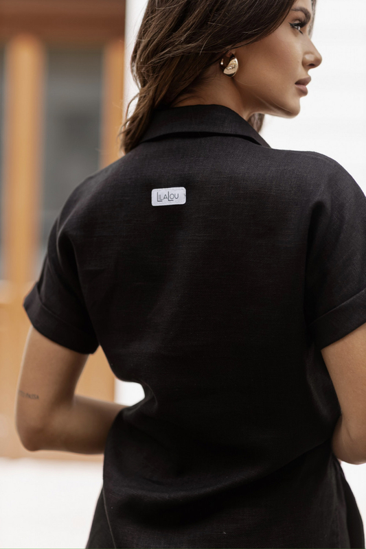 Set Linen Black