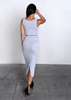 Set ISABEL grey melange