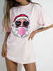 T-shirt SANTA pink