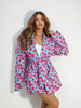 Jacket ABOUT YOU blue flowers 