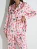 Christmas pajamas SANTA pink