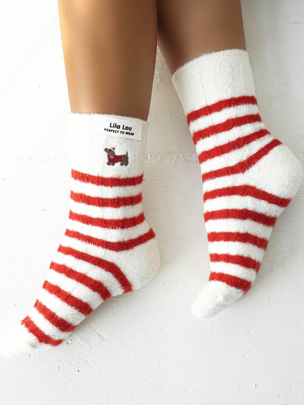 LILA LOU socks white