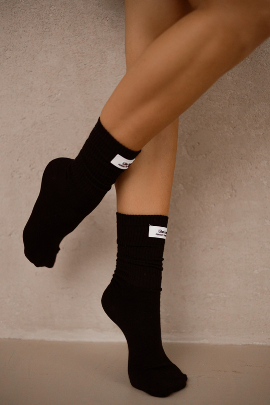 LILA LOU socks black