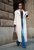 Coat LE LONG ecru