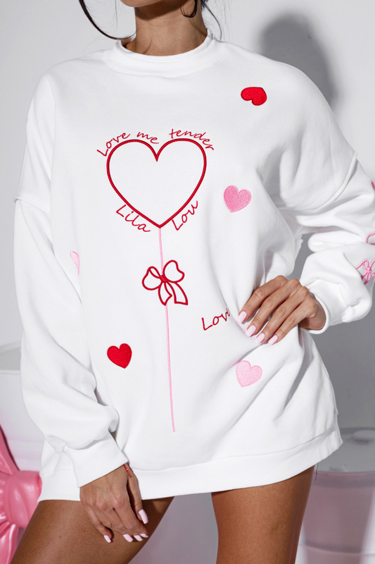 CANDY white sweatshirt