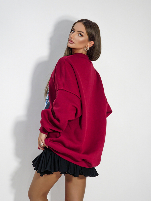 FRIENDS sweatshirt maroon