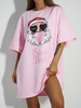 SANTA BABY pink shirt