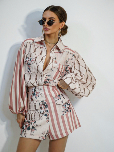 LOUISE striped set