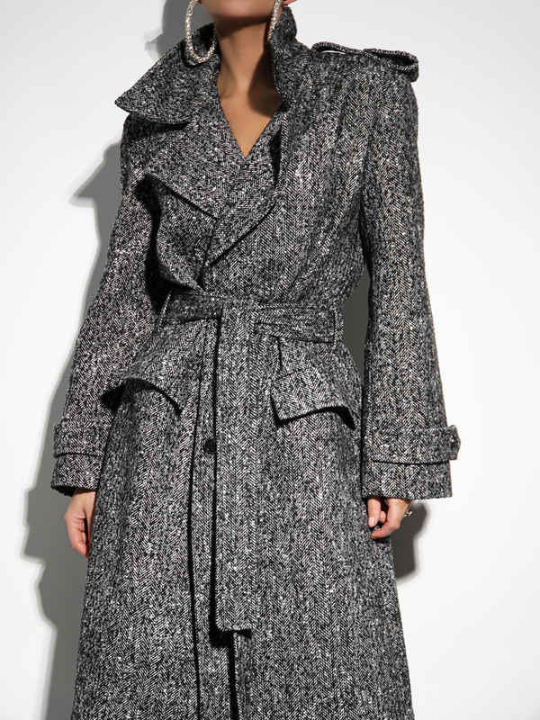 Coat LE LONG ecru