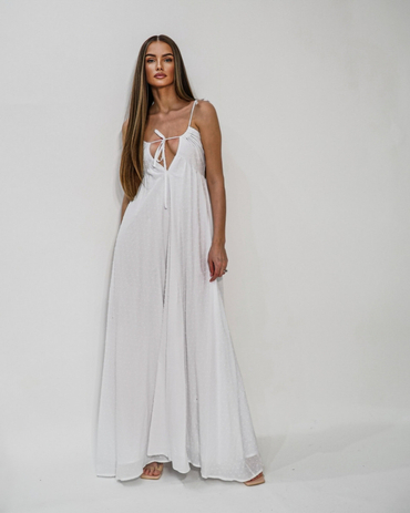 OMAN dress white
