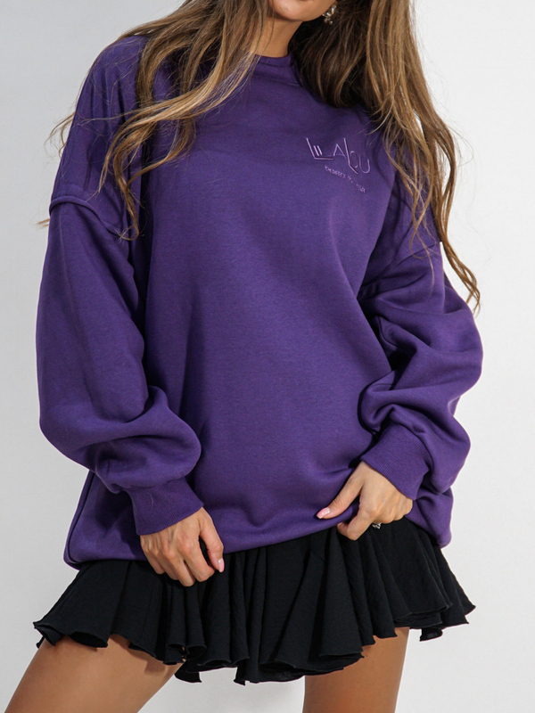 Sweatshirt LUCKY purple