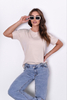BLING t-shirt beige