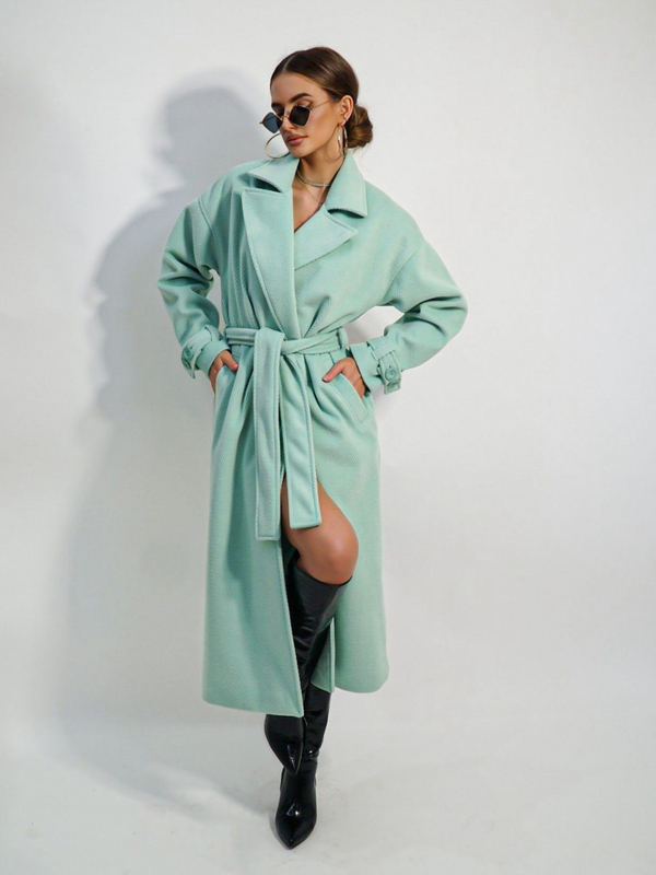 Płaszcz CITY pistacja