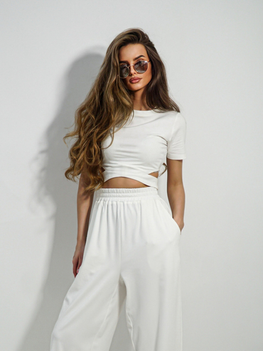 BLUE IVY white set