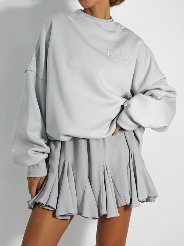LUCKY sweatshirt light grey