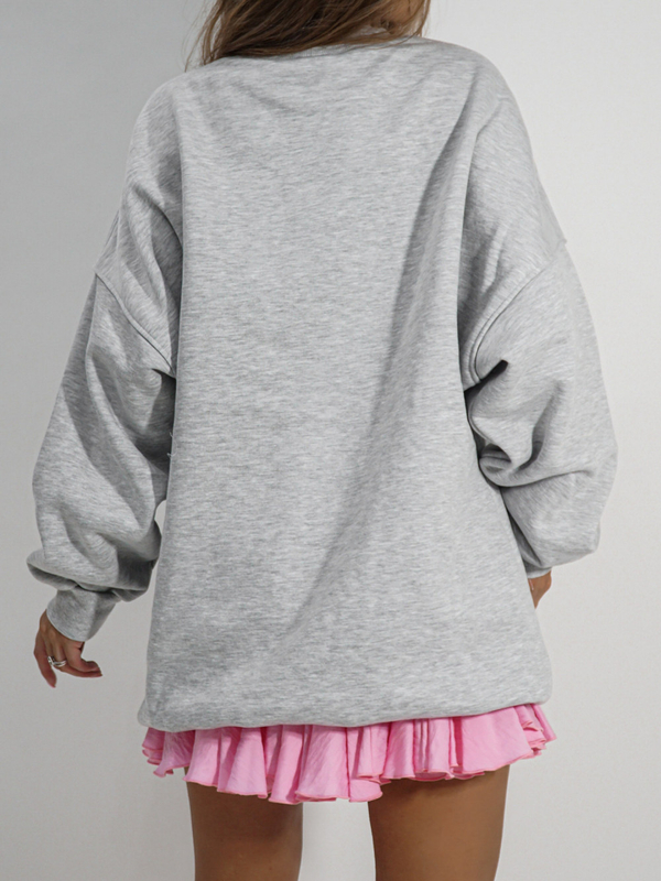 LONG STORY sweatshirt grey melange