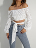 PRIME spangled blouse white
