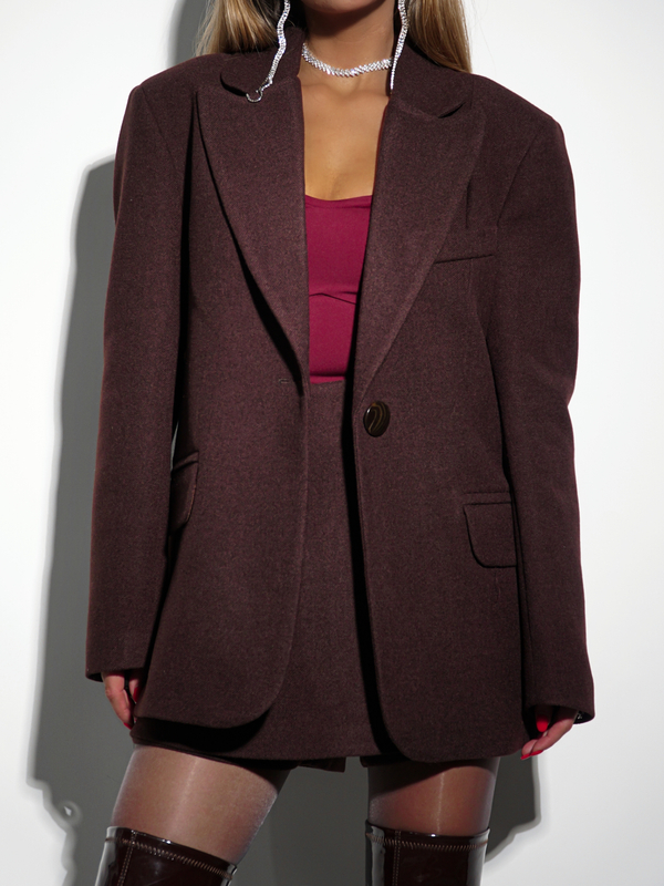 Komplet VUITTON brązowy