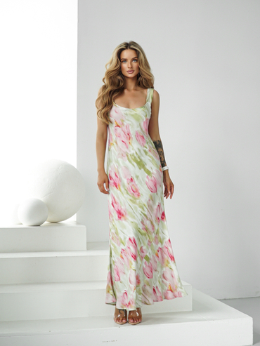 MAGDALENA tulips dress