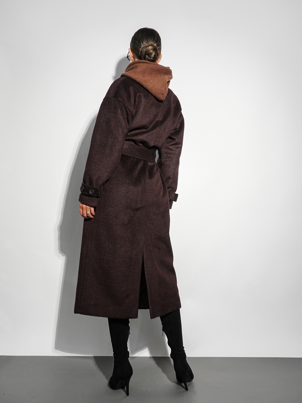 Płaszcz CITY brązowy