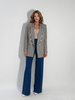 COCO jacket beige and navy blue
