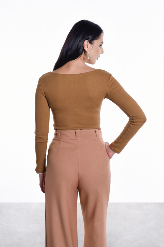 MARTII blouse cognac
