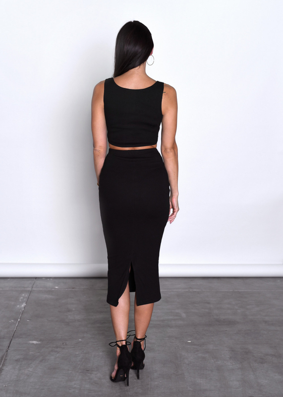 Komplet ISABEL czarny