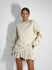 LUCKY sweatshirt light beige