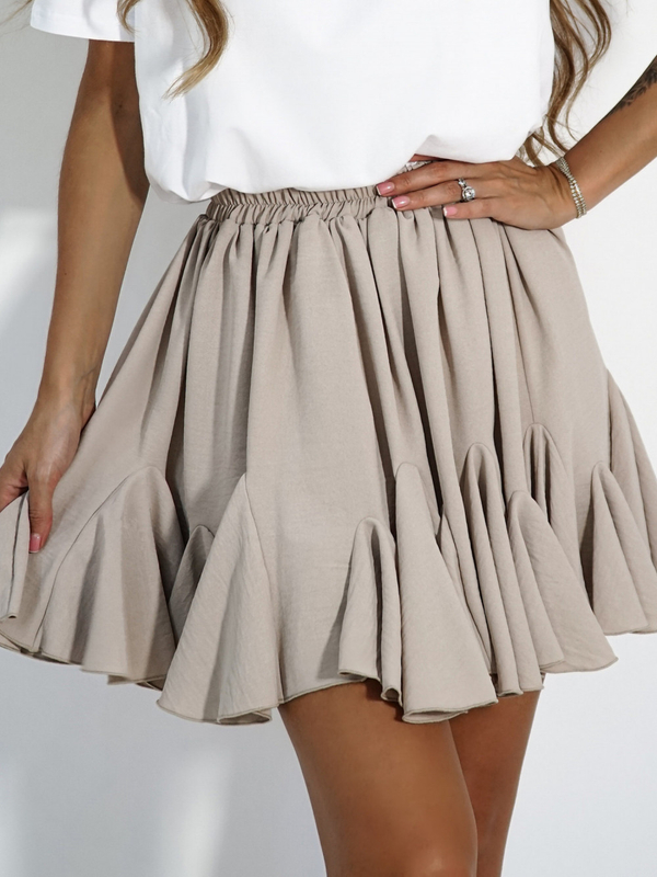 CLOCHE skirt dark beige