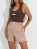 RUBY nude sweat shorts