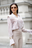 CAMILLA white and beige shirt