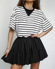 T-shirt oversize BLACK-WHITE 2
