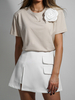 Skirt-shorts FOR YOU white
