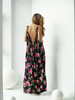 GYPSY black floral dress