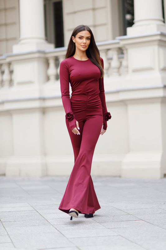 Bluzka AMBER bordowa