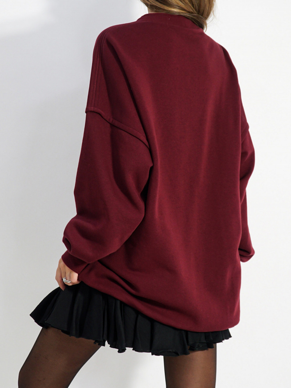 CASETTE sweatshirt maroon