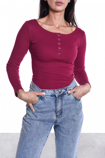 MARTII blouse cherry