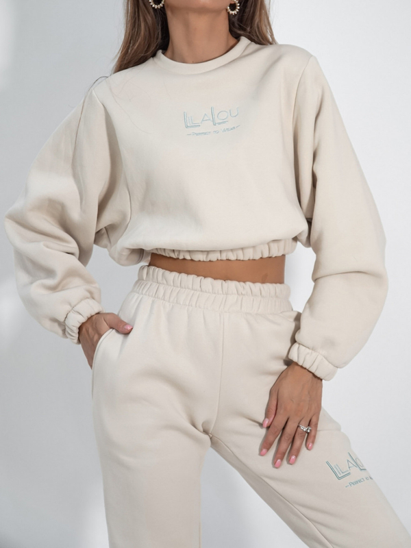 MICHOS2 beige tracksuit