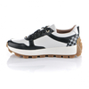 LILA LOU white and black sneakers